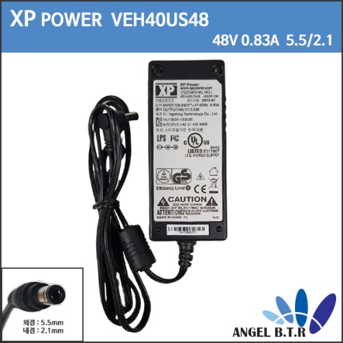 [중고][XP power] VEH40US48 -XA0510A 48V 0.83A/48V0.83A  cctv/허브  공유기  아답타/어뎁터