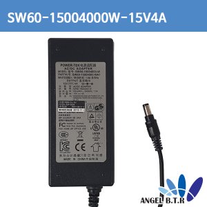 [중고][ 파워텍]SW60-15004000-W/15V4A/5.5x2.1/선길이20cm/3구케이블용/아답터