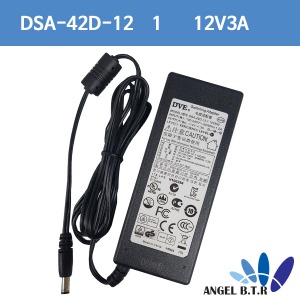 [DVE] DSA-42D-12 1 120300 / 36w/12V3A /12V 3A/  5.5/2.5  SMPS방식 아답터